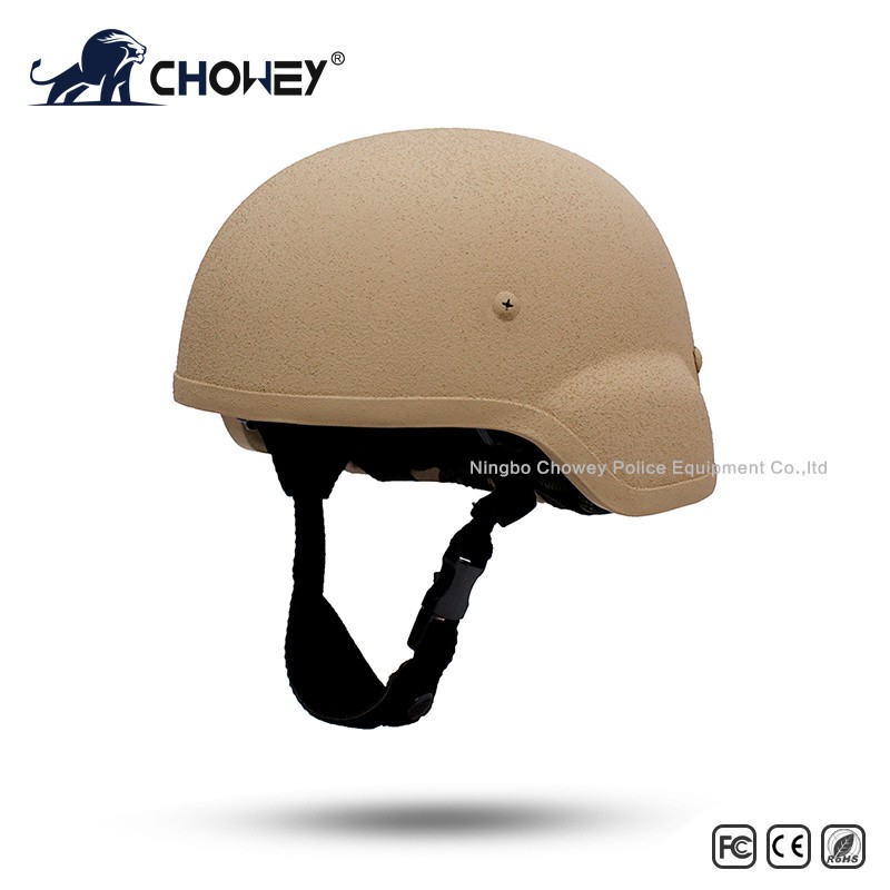 Bulletproof Helmet MICH2000 Khaki Color Without Rails